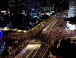 Pedemo Turun ke Jalan Tel Aviv, Desak Pembebasan Sandera