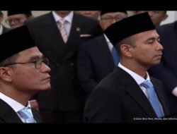 Momen Raffi Ahmad dan Yovie Widianto Dilantik Prabowo