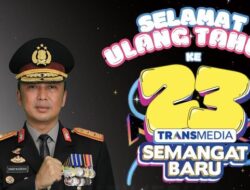 Polri Ucapkan Selamat Ulang Tahun ke-23 untuk Transmedia