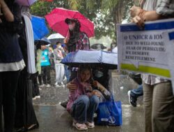 Aksi Pencari Suaka di Jakarta