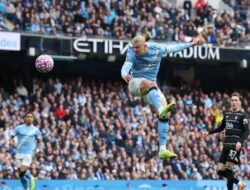 Haaland Borong Gol, Man City Hajar Everton 2-0