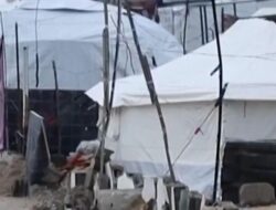 14 Orang Tewas Akibat Badai di Gaza, Tertimpa Tenda Sampai sekarang Hipotermia