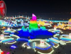 Keindahan Negeri Dongeng di Perayaan Seni Es dan Salju Harbin China